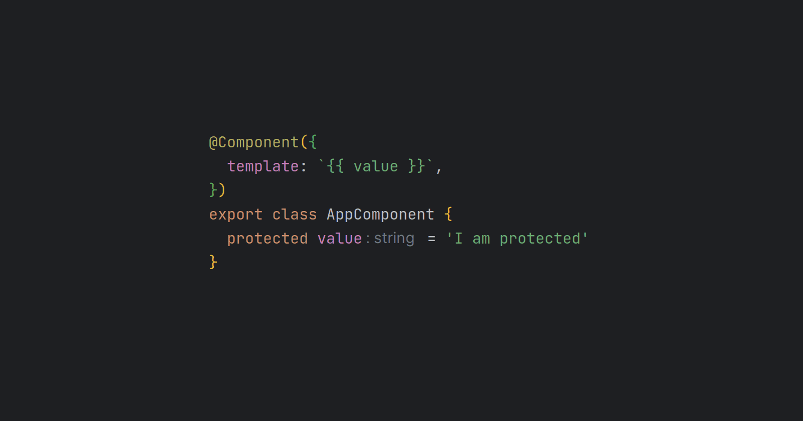 Angular - binding to protected properties